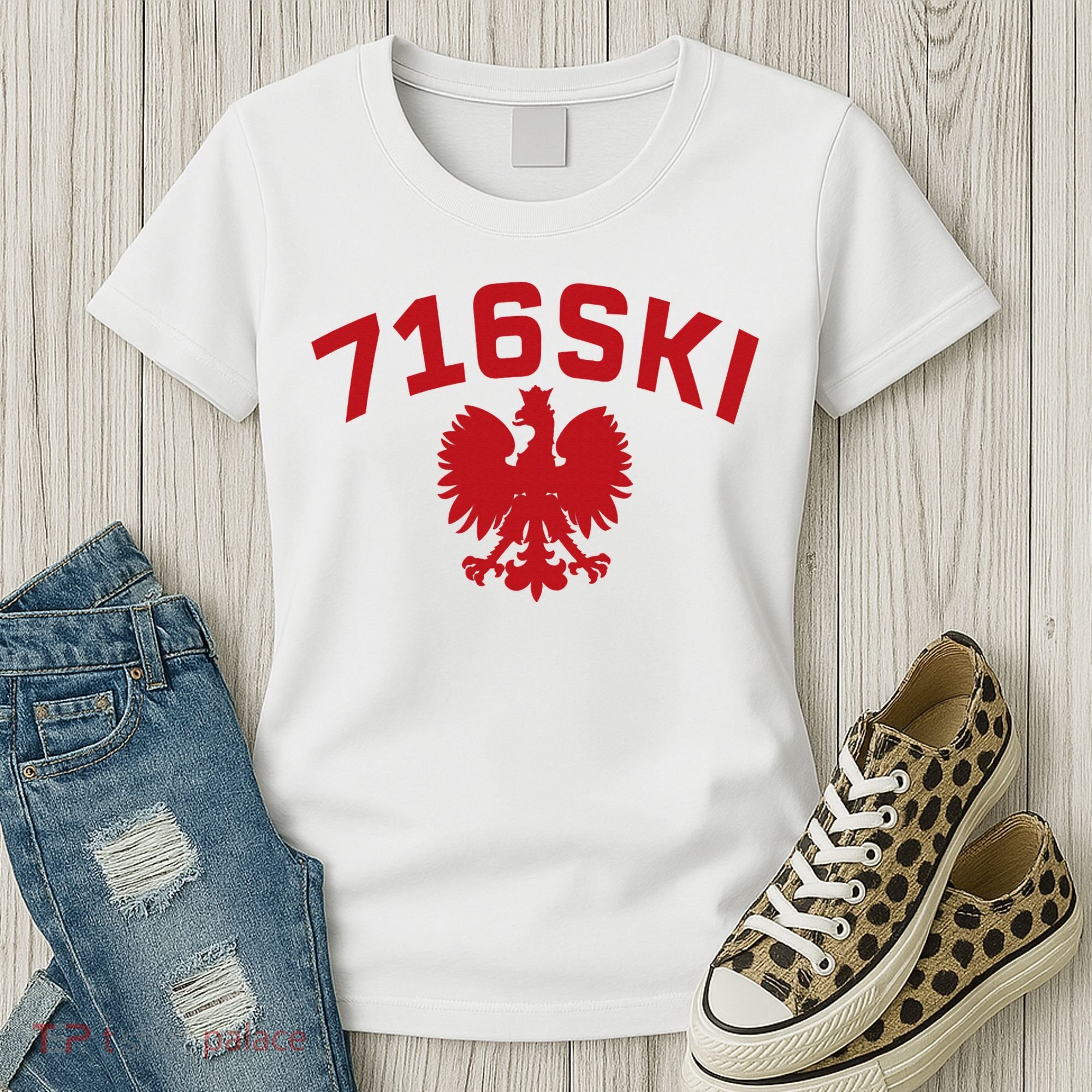 716SKI Dyngus Day Buffalo NY Polish Eagle Women's T-Shirt