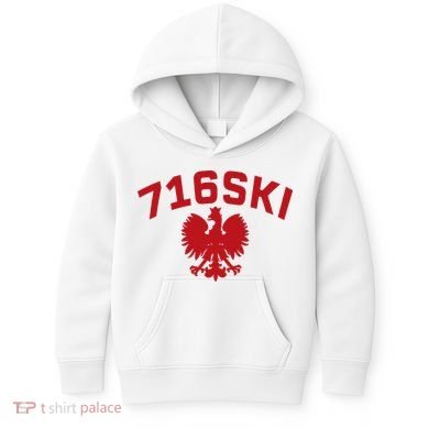 716SKI Dyngus Day Buffalo NY Polish Eagle Kids Hoodie
