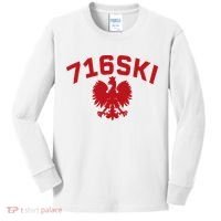 716SKI Dyngus Day Buffalo NY Polish Eagle Kids Long Sleeve Shirt thumb 0