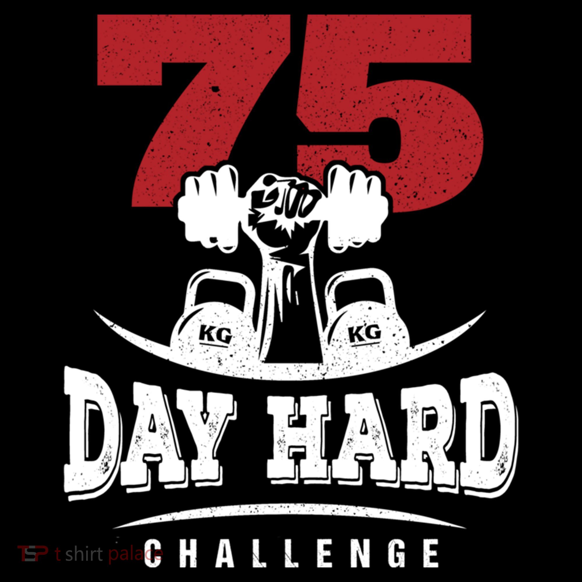 75 Day Hard Challenge Workout Motivation Gift Backpack