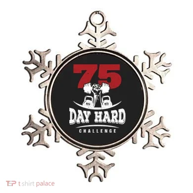 75 Day Hard Challenge Workout Motivation Gift Ornament