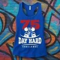 75 Day Hard Challenge Workout Motivation Gift Women's Tank Top thumb 3