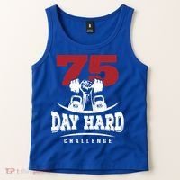 75 Day Hard Challenge Workout Motivation Gift Tank Top thumb 2