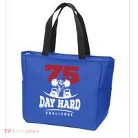 75 Day Hard Challenge Workout Motivation Gift Tote Bag thumb 3