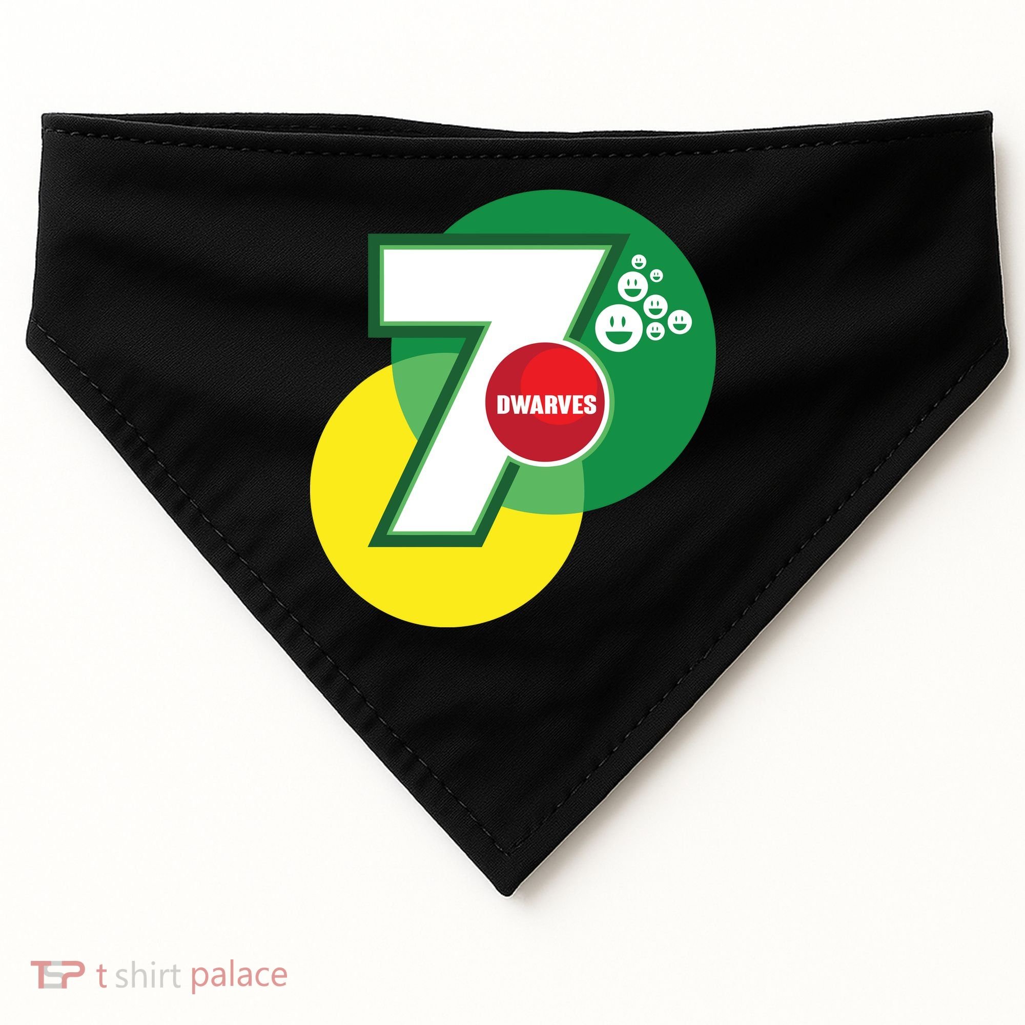 7 Dwarves Parody USA-Made Doggie Bandana