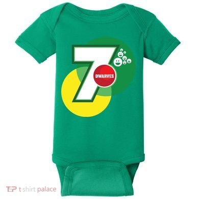 7 Dwarves Parody Baby Bodysuit