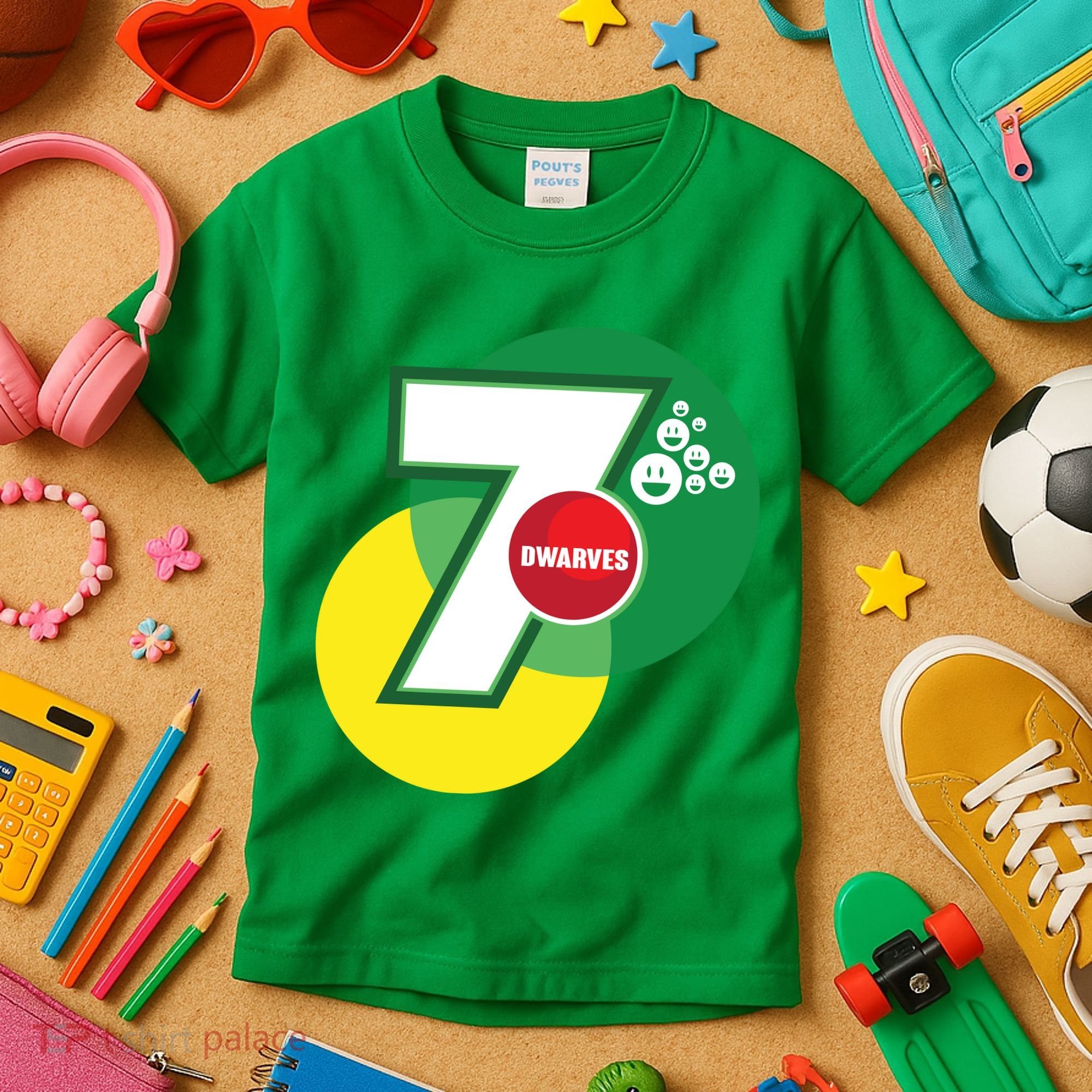 7 Dwarves Parody Kids T-Shirt