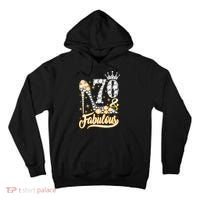 70 & Fabulous 70 Years Old 70th Birthday Diamond Crown Shoes Tall Hoodie thumb 0