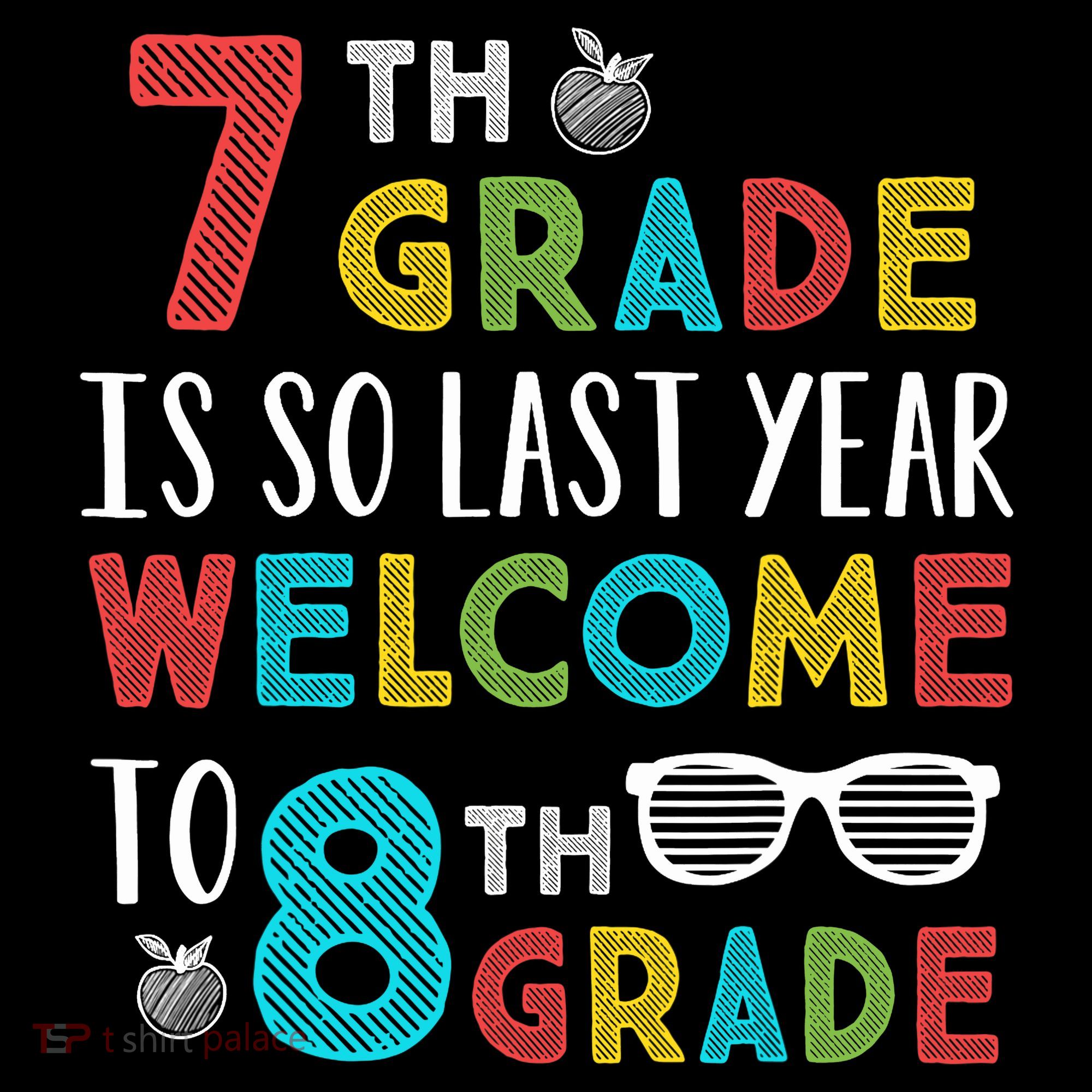 7th Grade Is So Last Year Welcome To 8th Grade Teachers Gift Women's Hoodie