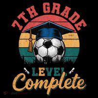 7th Grade Level Complete Soccer Girl Last Day Of School Coffee Mug thumb 5