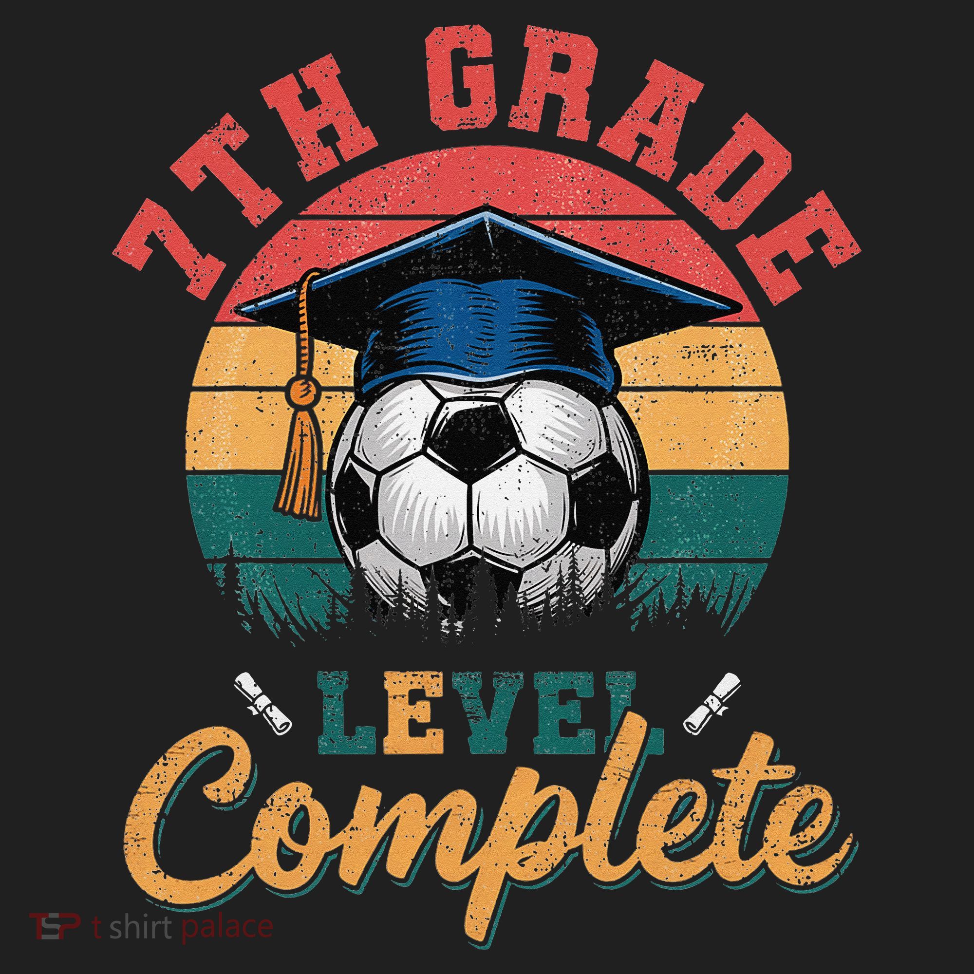 7th Grade Level Complete Soccer Girl Last Day Of School Beanie