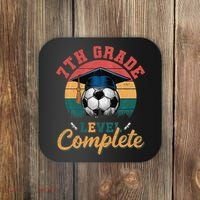 7th Grade Level Complete Soccer Girl Last Day Of School Coaster thumb 0