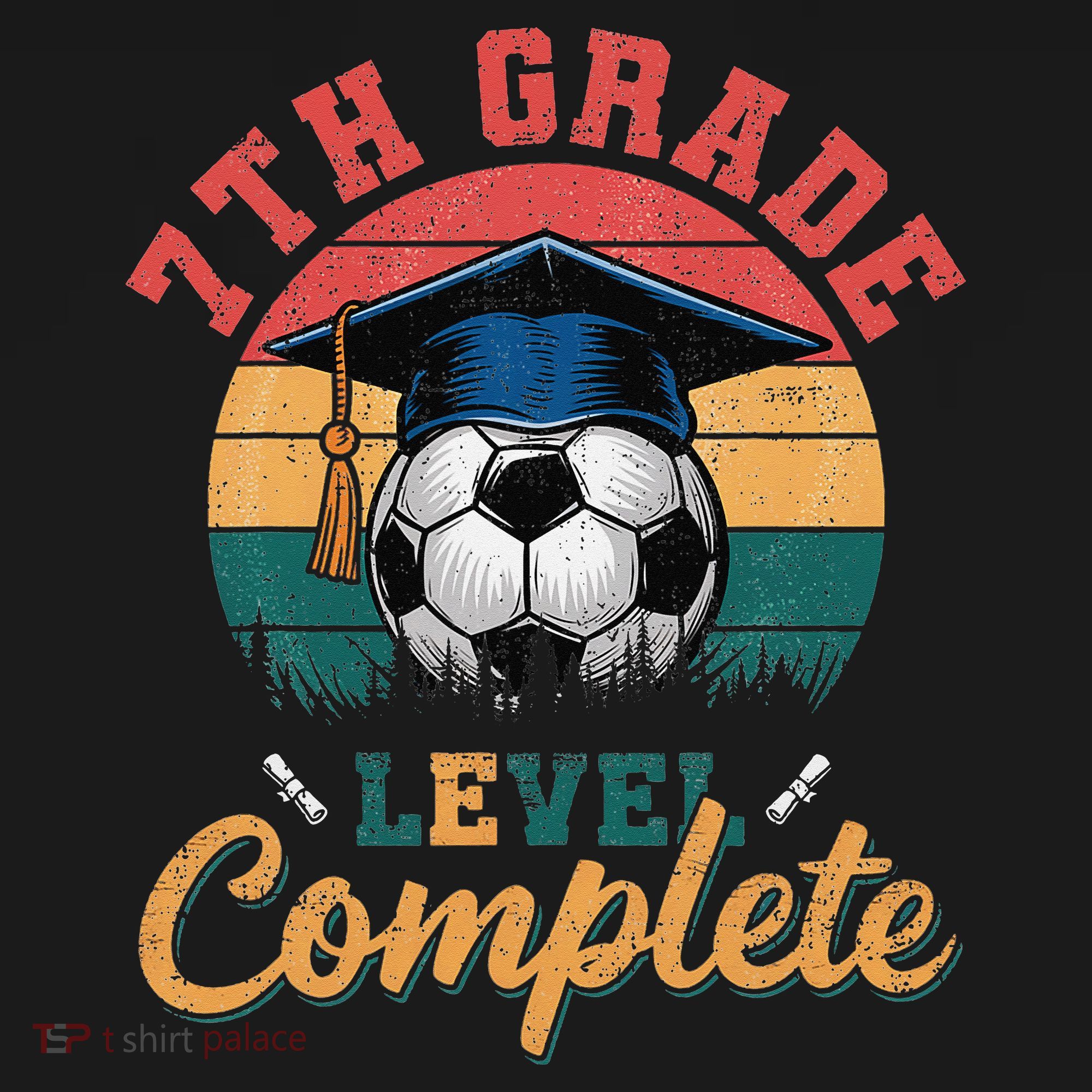 7th Grade Level Complete Soccer Girl Last Day Of School Women's Tank Top