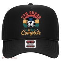 7th Grade Level Complete Soccer Girl Last Day Of School Hat thumb 0
