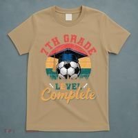 7th Grade Level Complete Soccer Girl Last Day Of School T-Shirt thumb 5