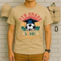 7th Grade Level Complete Soccer Girl Last Day Of School T-Shirt thumb 6