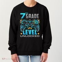 7th Grade Level Unlocked Back To School 7th Grade Women's Sweatshirt thumb 0