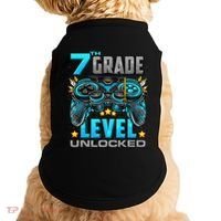 7th Grade Level Unlocked Back To School 7th Grade Doggie Tank thumb 0