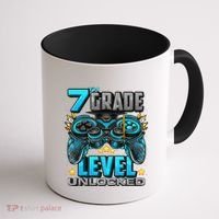 7th Grade Level Unlocked Back To School 7th Grade Coffee Mug thumb 1