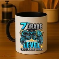 7th Grade Level Unlocked Back To School 7th Grade Coffee Mug thumb 4