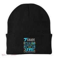 7th Grade Level Unlocked Back To School 7th Grade Beanie thumb 0