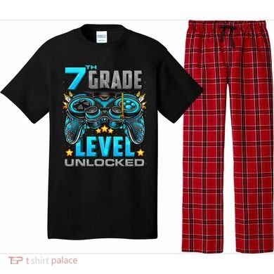 7th Grade Level Unlocked Back To School 7th Grade Pajama Set
