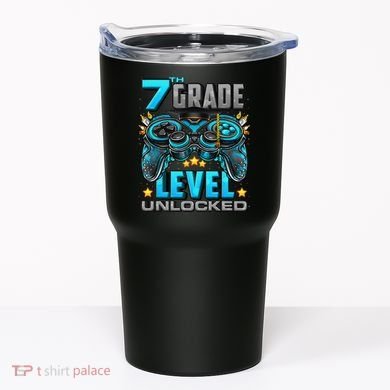 7th Grade Level Unlocked Back To School 7th Grade Tumbler