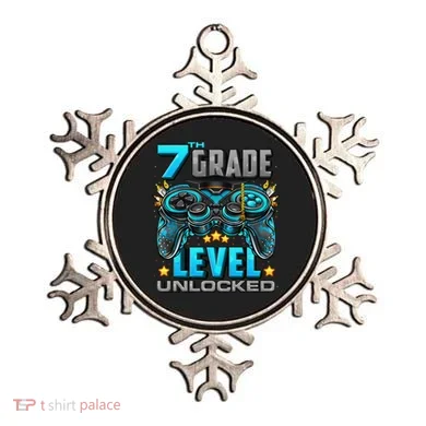 7th Grade Level Unlocked Back To School 7th Grade Ornament