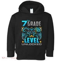7th Grade Level Unlocked Back To School 7th Grade Toddler Hoodie thumb 0