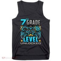 7th Grade Level Unlocked Back To School 7th Grade Tank Top thumb 0