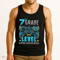7th Grade Level Unlocked Back To School 7th Grade Tank Top thumb 3