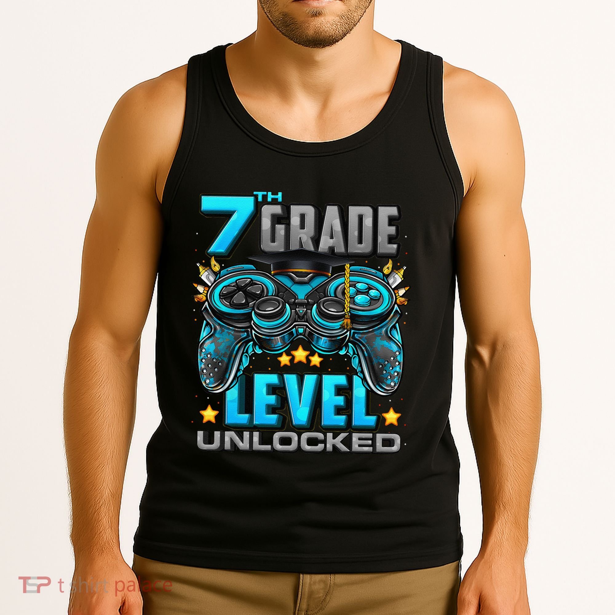 7th Grade Level Unlocked Back To School 7th Grade Tank Top