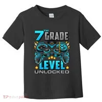 7th Grade Level Unlocked Back To School 7th Grade Toddler T-Shirt thumb 0