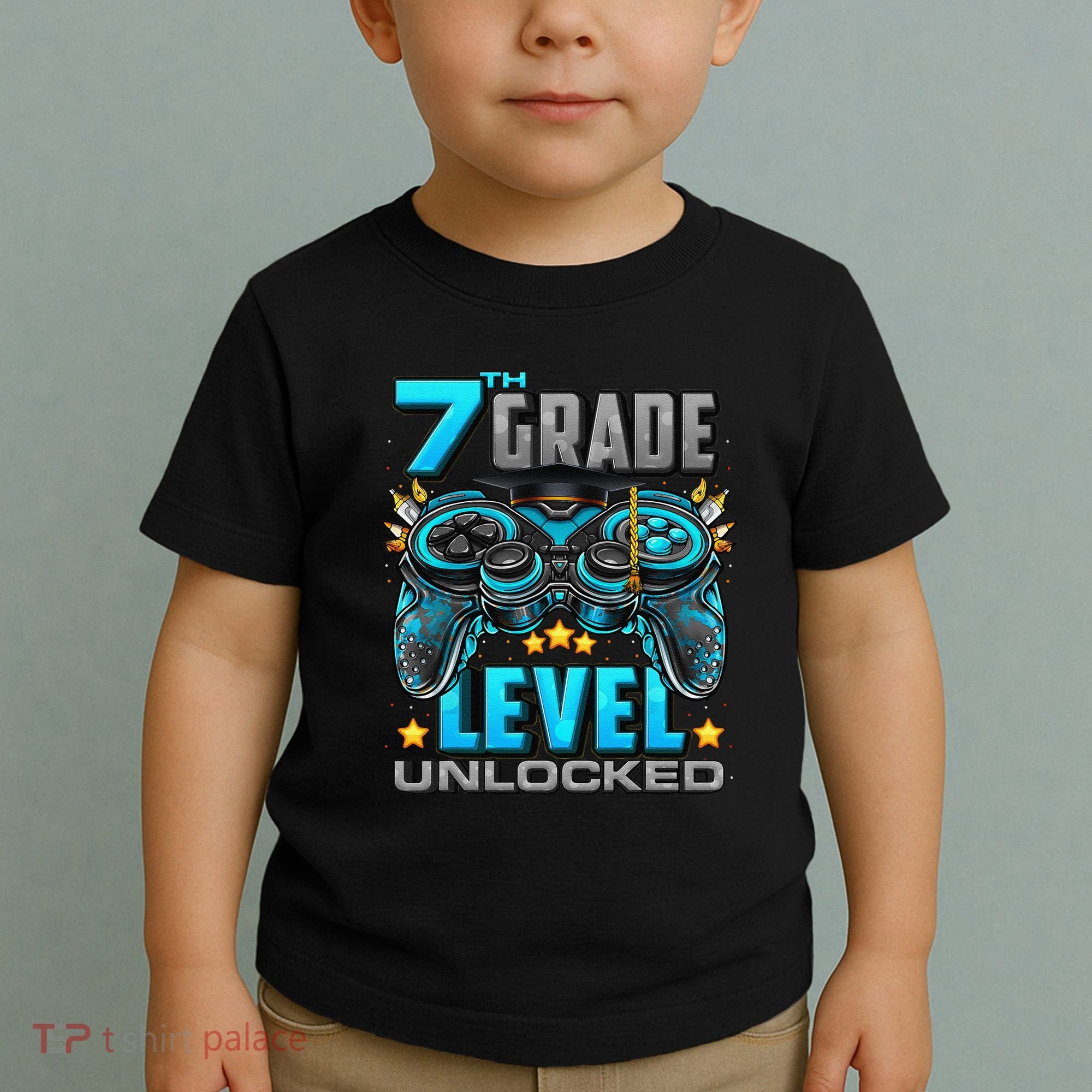 7th Grade Level Unlocked Back To School 7th Grade Toddler T-Shirt