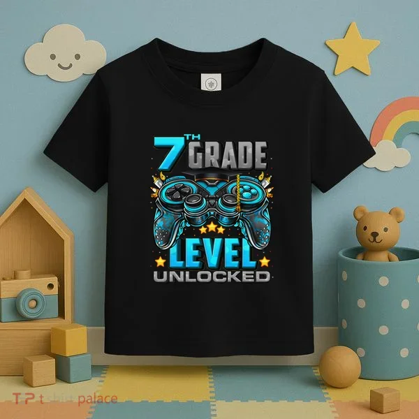 7th Grade Level Unlocked Back To School 7th Grade Toddler T-Shirt