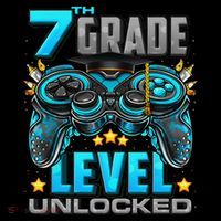 7th Grade Level Unlocked Back To School 7th Grade Toddler T-Shirt thumb 4