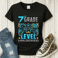 7th Grade Level Unlocked Back To School 7th Grade Women's T-Shirt thumb 3