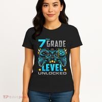 7th Grade Level Unlocked Back To School 7th Grade Women's T-Shirt thumb 4