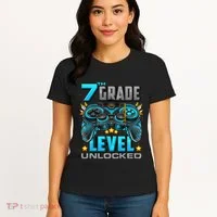 7th Grade Level Unlocked Back To School 7th Grade Women's T-Shirt thumb 4