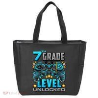 7th Grade Level Unlocked Back To School 7th Grade Tote Bag thumb 0