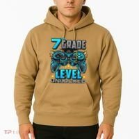 7th Grade Level Unlocked Back To School 7th Grade Hoodie thumb 2