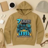 7th Grade Level Unlocked Back To School 7th Grade Hoodie thumb 3