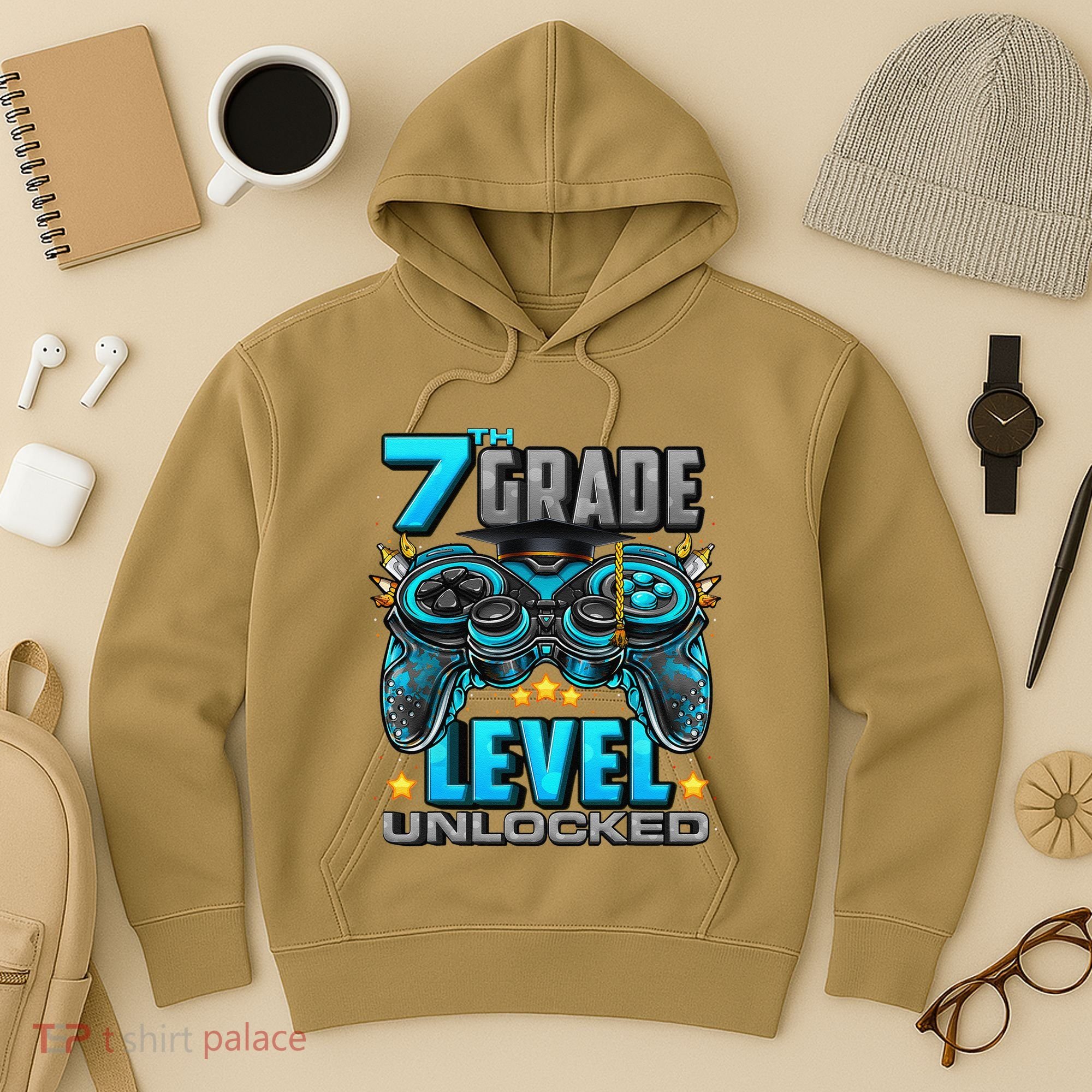 7th Grade Level Unlocked Back To School 7th Grade Hoodie