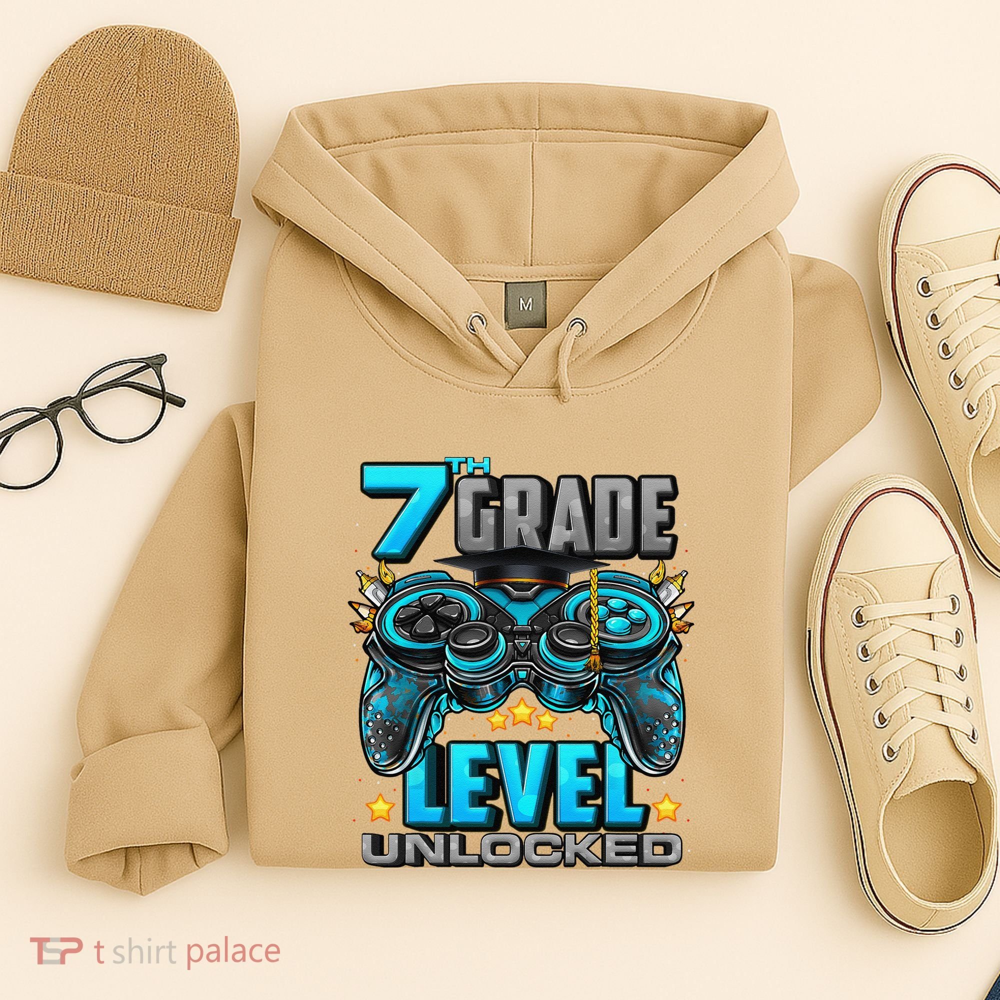 7th Grade Level Unlocked Back To School 7th Grade Hoodie