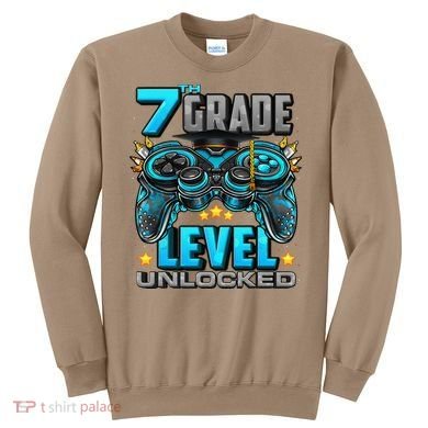 7th Grade Level Unlocked Back To School 7th Grade Sweatshirt