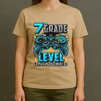 7th Grade Level Unlocked Back To School 7th Grade T-Shirt thumb 4