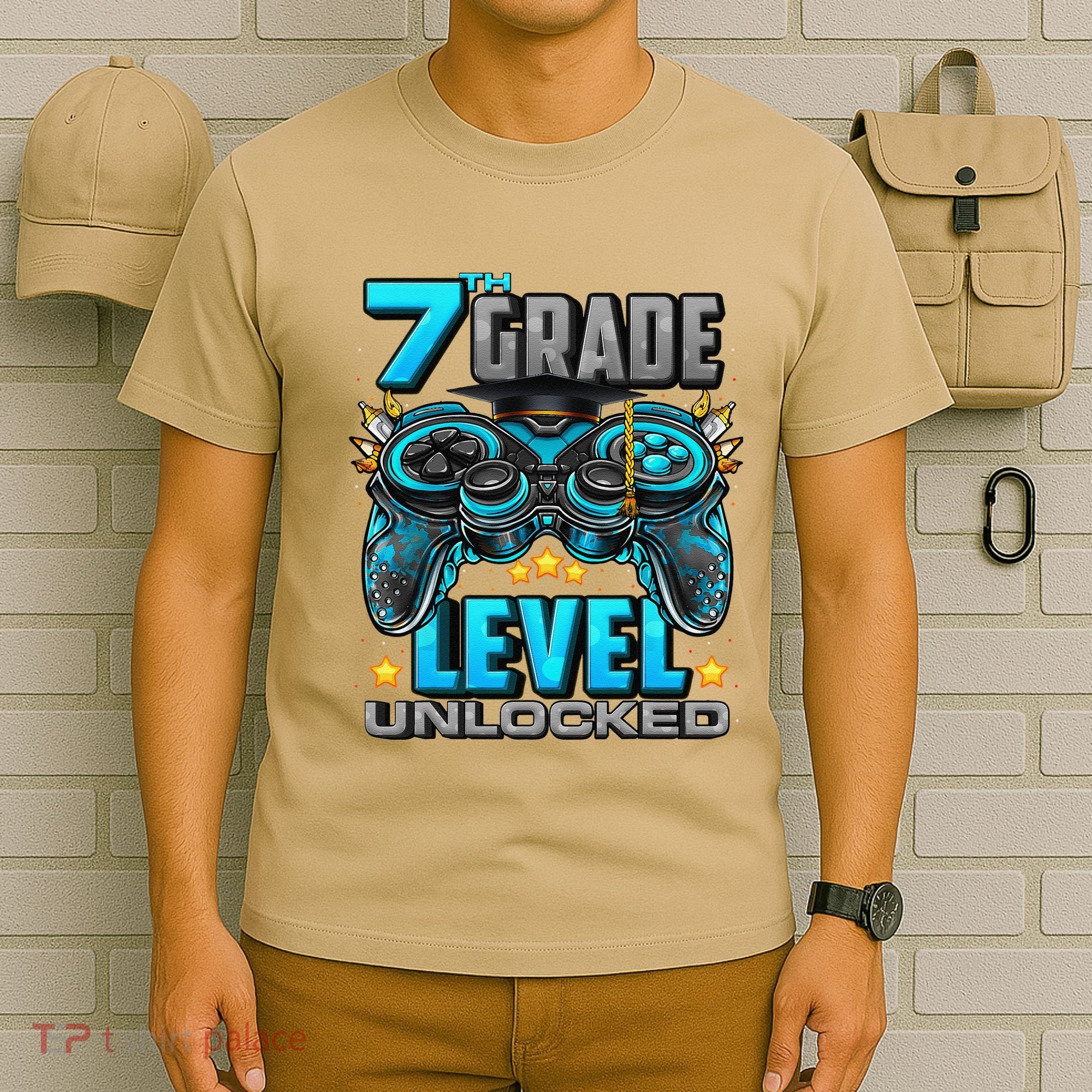 7th Grade Level Unlocked Back To School 7th Grade T-Shirt
