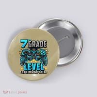 7th Grade Level Unlocked Back To School 7th Grade Button thumb 0