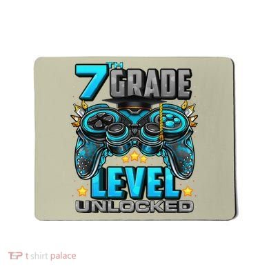 7th Grade Level Unlocked Back To School 7th Grade Mousepad