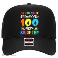 7th Grade Students Are 100 Days Brighter 100th Day Of School Gift Hat thumb 0
